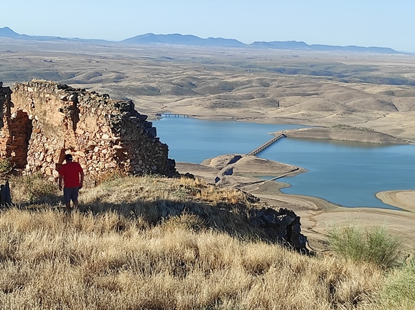 Paisaje de La Siberia Extremeña durante la ruta